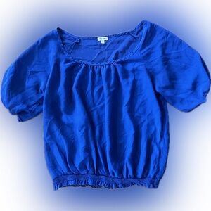 LILY STAR Cobalt Blue Blouse
